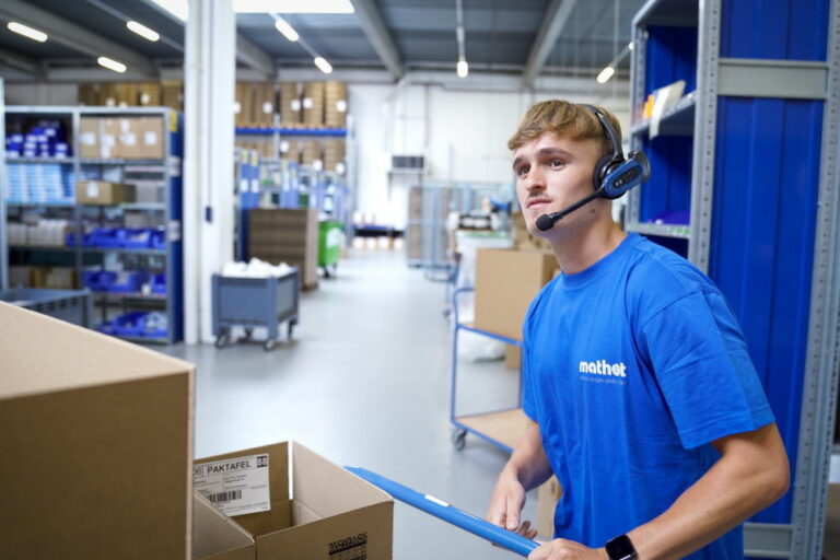 Voice terminal met headset