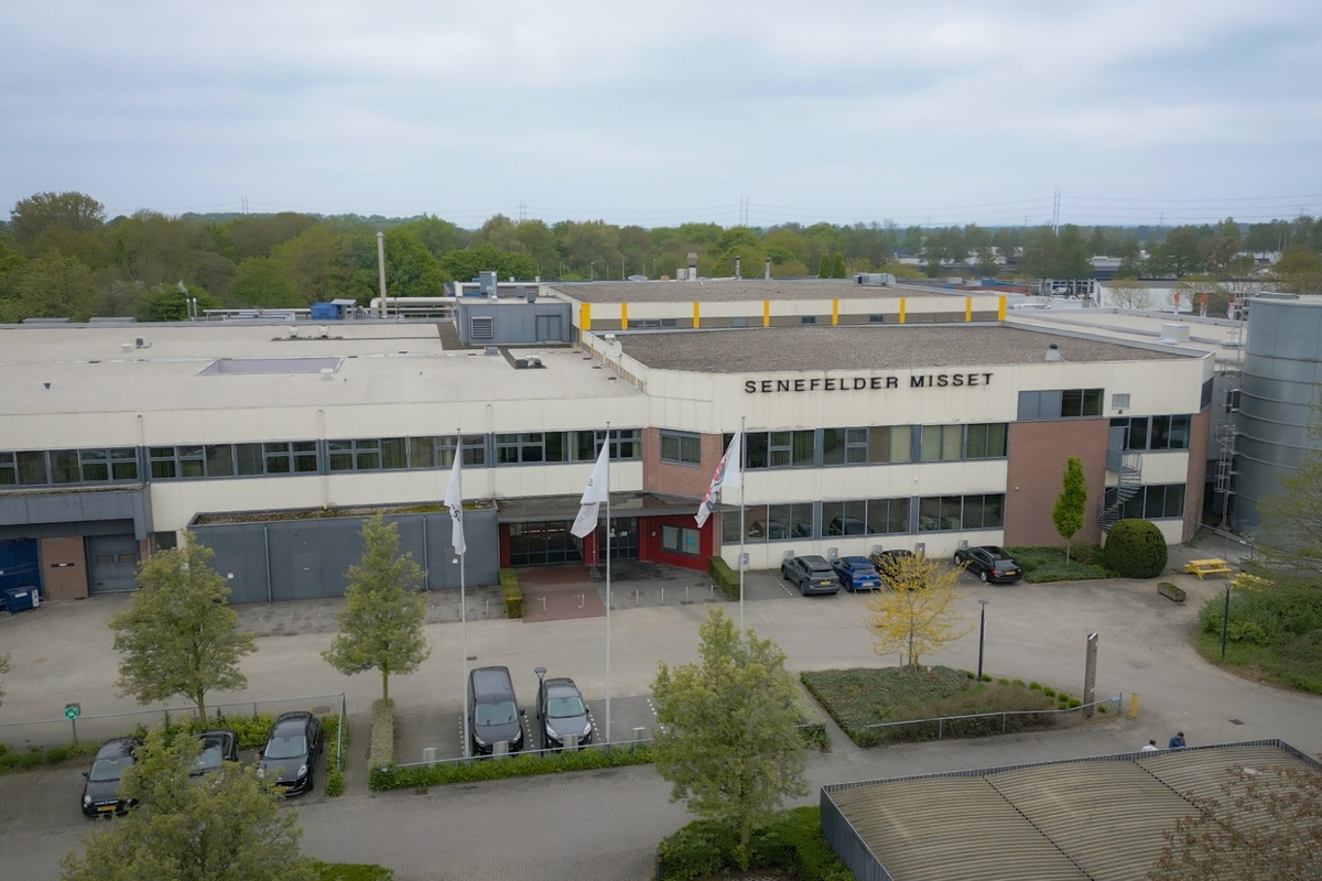 Drone foto klant Senefelder Misset uit Doetinchem van Actemium locatie Doetinchem.