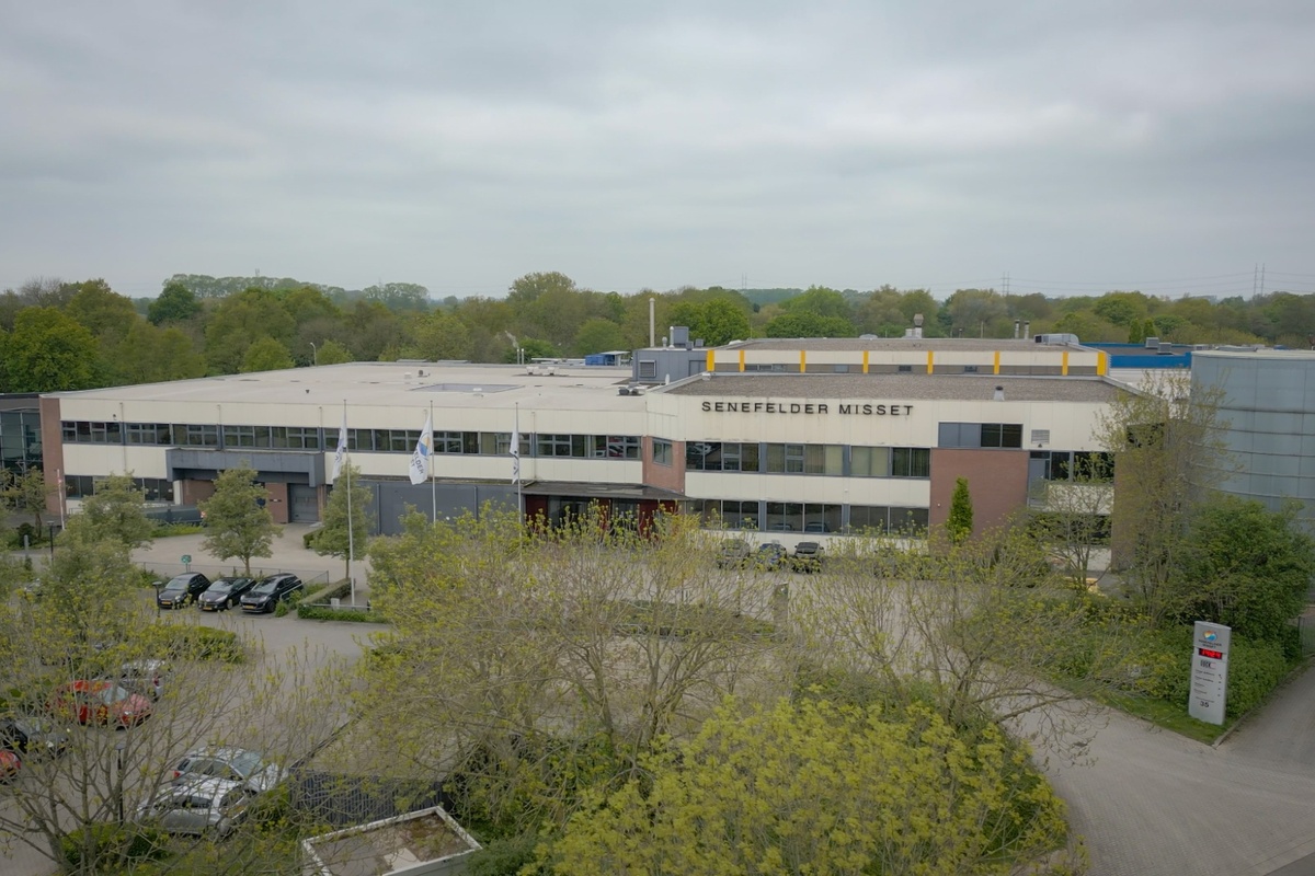 Drone foto klant Senefelder Misset uit Doetinchem van Actemium locatie Doetinchem.