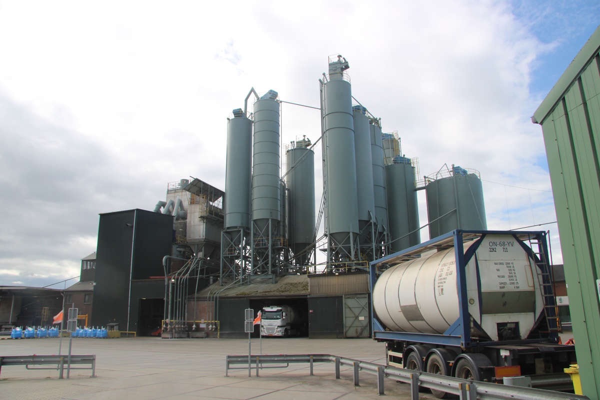 Locatie Sibelco Winterswijk overzichtsfoto. Klant Actemium in Doetinchem industriële automatisering