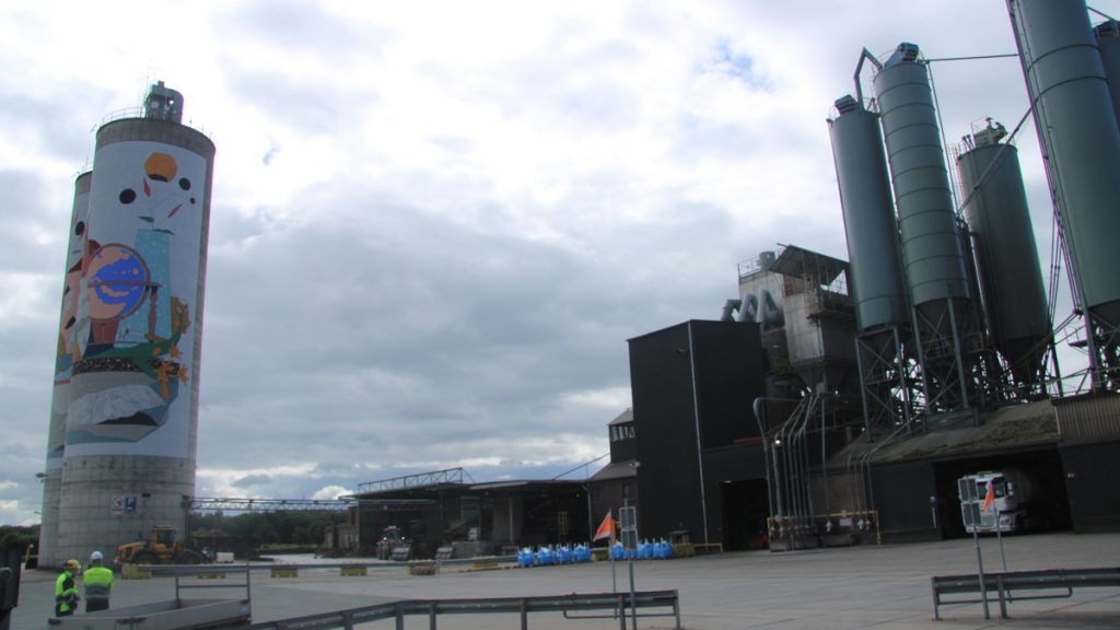Locatie Sibelco Winterswijk overzichtsfoto. Klant Actemium in Doetinchem industriële automatisering