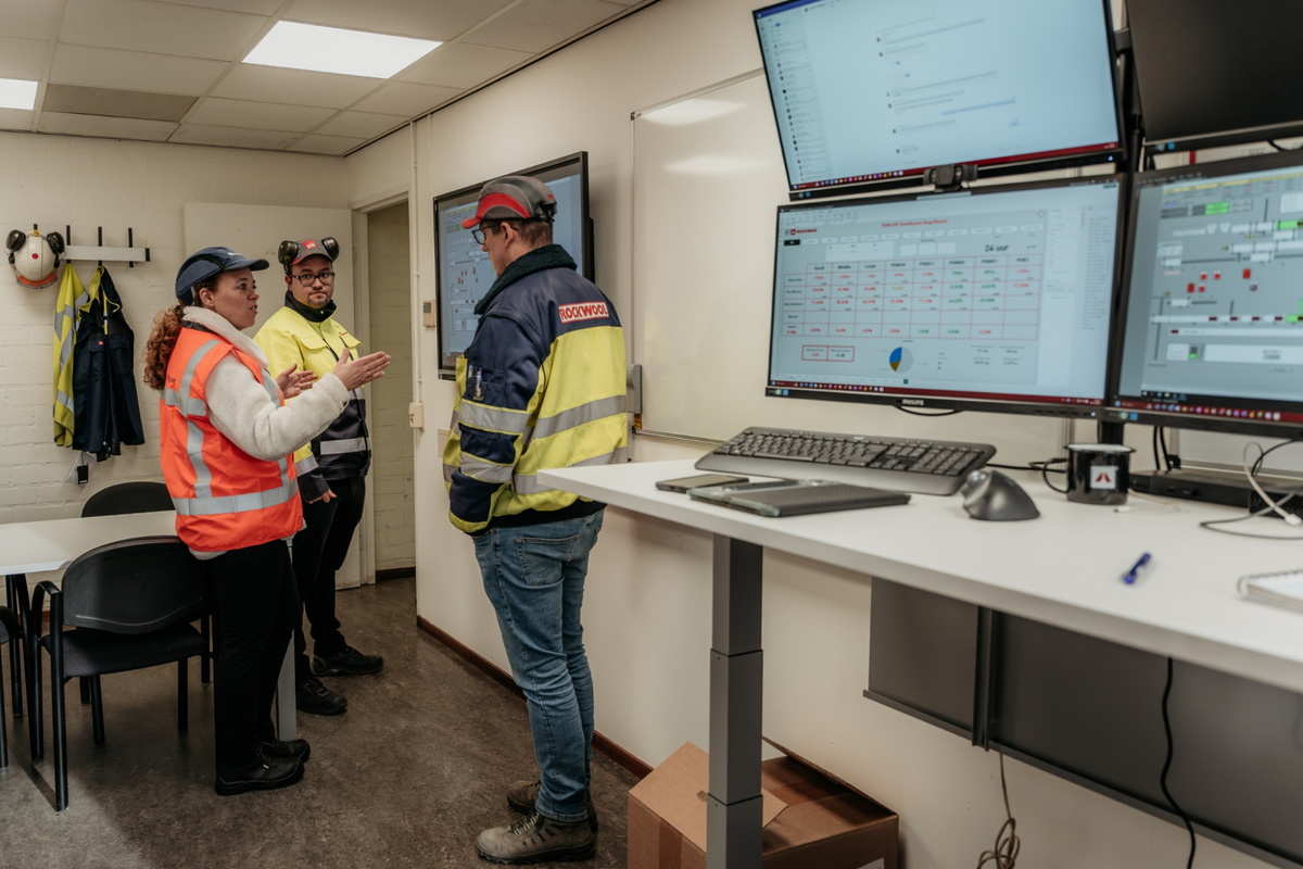 Door een herziening van het transport- en besturingssysteem van de nieuwe productielijnen heeft Rockwool weer een toekomstbestendig transportsysteem.