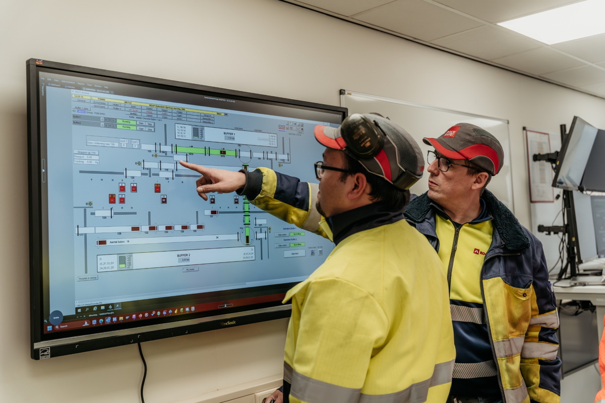 Door een herziening van het transport- en besturingssysteem van de nieuwe productielijnen heeft Rockwool weer een toekomstbestendig transportsysteem.