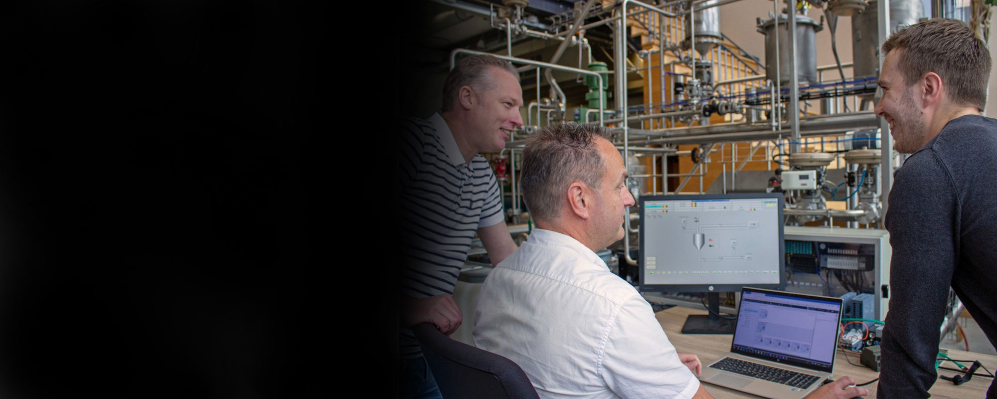 Demonstratie van Siemens PCS 7 en PCS neo tijdens een training van Actemium in Nederland in het ICT Industrial Technology Center Veghel
