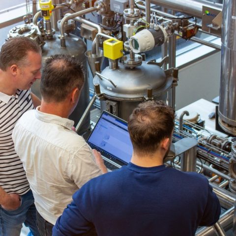 Demonstratie van Siemens PCS 7 en PCS neo tijdens een training van Actemium in Nederland in het ICT Industrial Technology Center Veghel
