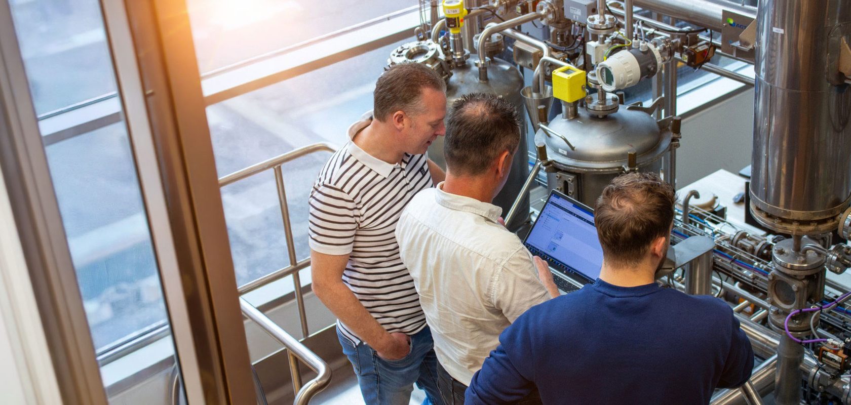 Demonstratie van Siemens PCS 7 en PCS neo tijdens een training van Actemium in Nederland in het ICT Industrial Technology Center Veghel