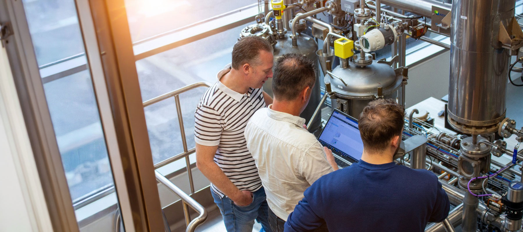 Demonstratie van Siemens PCS 7 en PCS neo tijdens een training van Actemium in Nederland in het ICT Industrial Technology Center Veghel