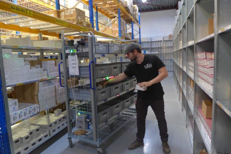 UEG Holland automatiseert logistiek met WCS en pick to cart