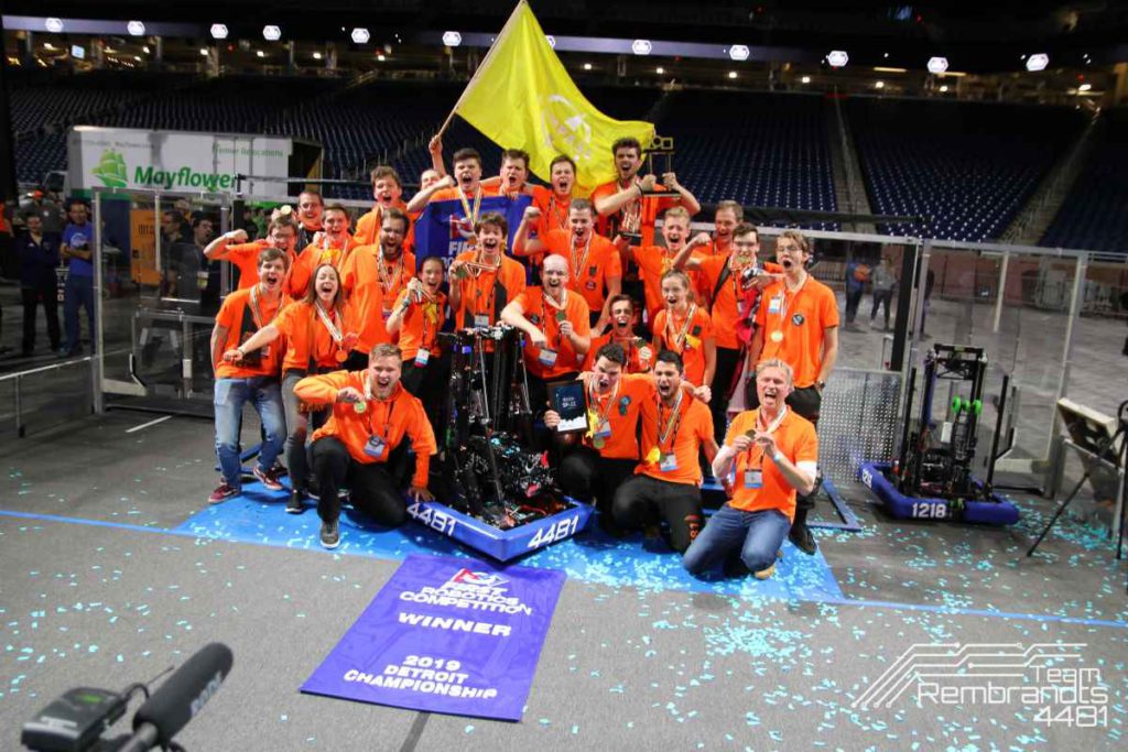 Roboticsteam Team Rembrandts wereldkampioen