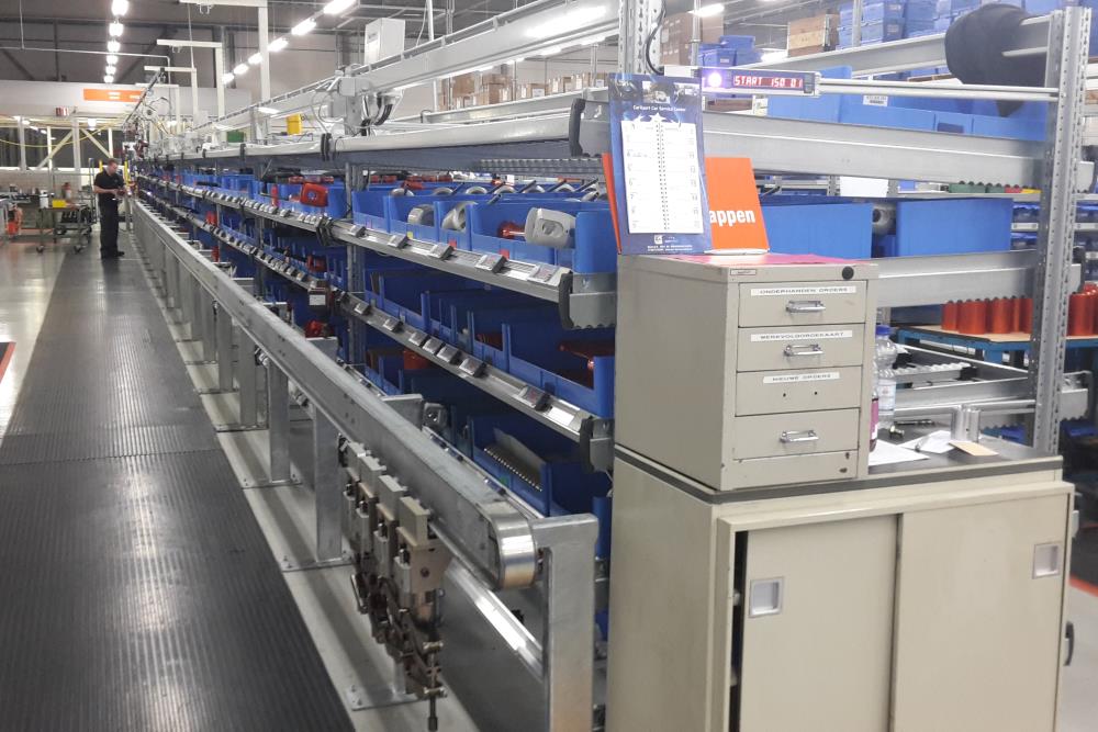 Holmatro automatiseert montagestraat met Pick to Light