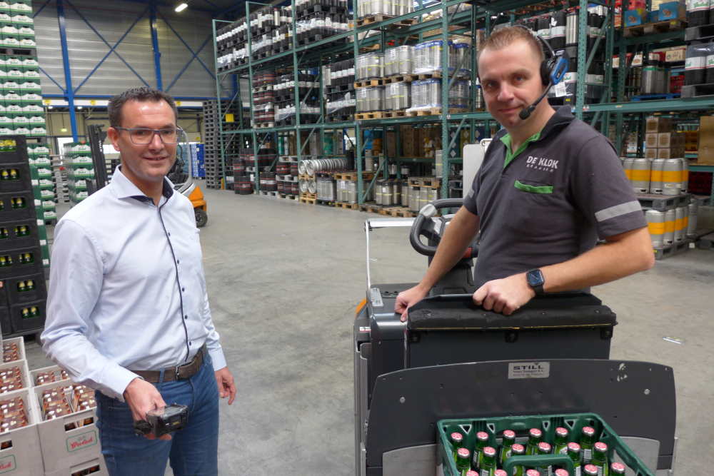 De Klok Dranken verhoogt magazijnefficiency met voicepicking